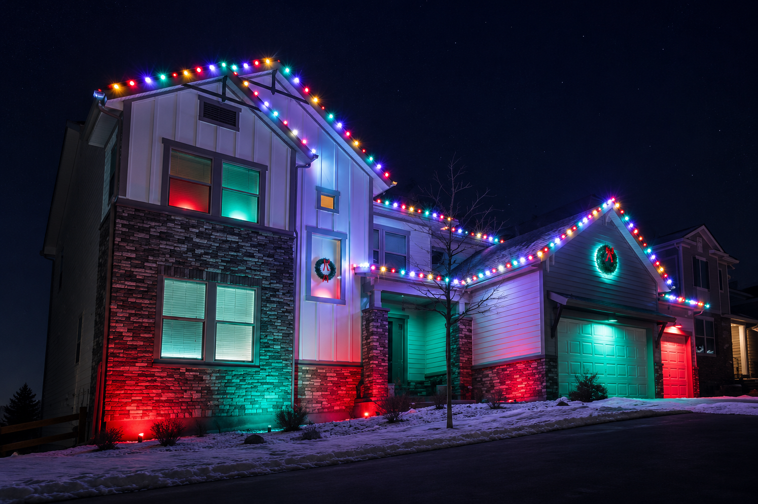 Integrity Illumination Holiday and Outdoor Lighting install near Estero
